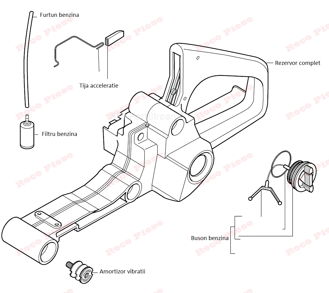 Schema de reparatie husqvarna 136